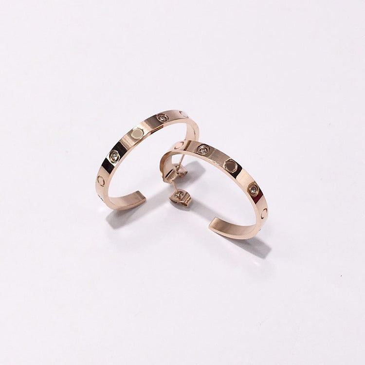 Titanium Steel Earrings