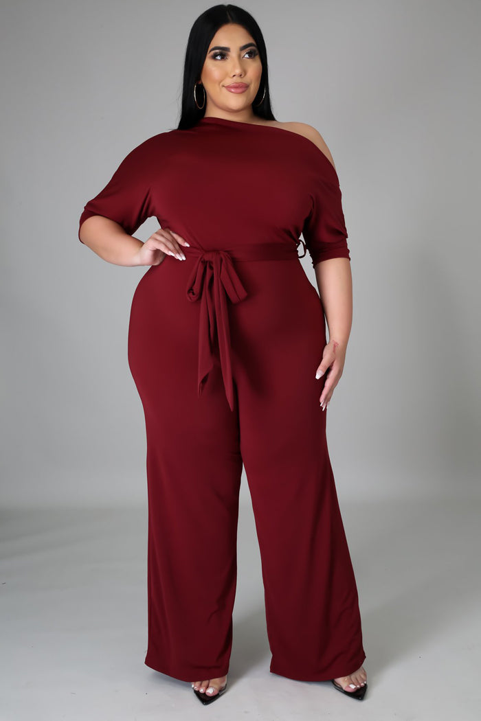 Off Shoulder Jumpsuit