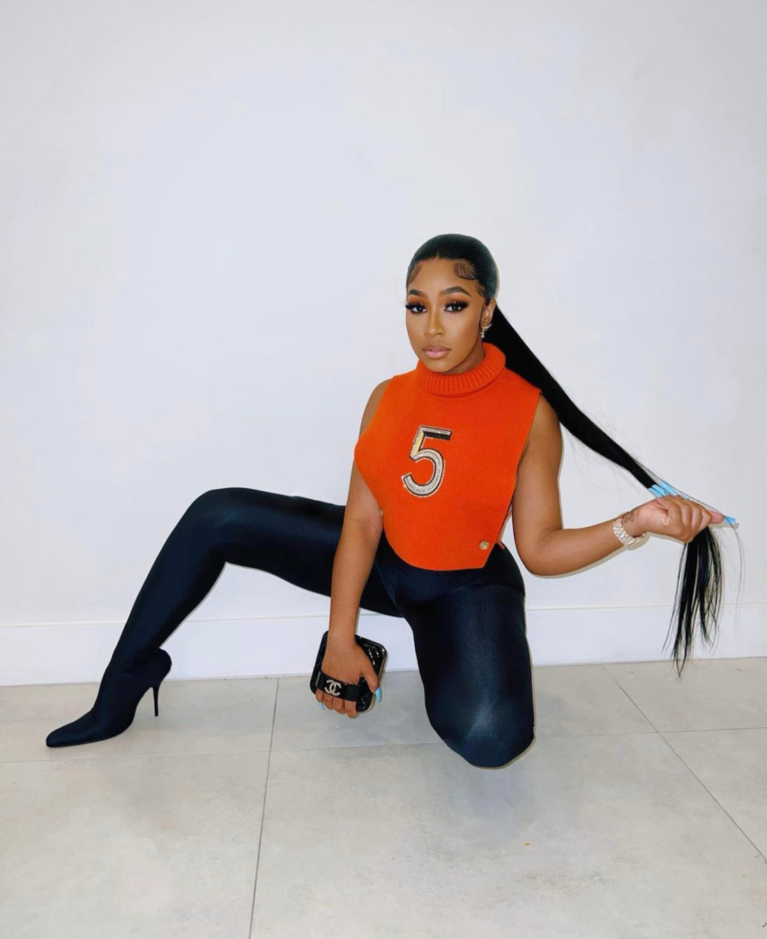 #5 Sleeveless Turtleneck Top