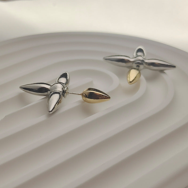 Silver Gold Earrings