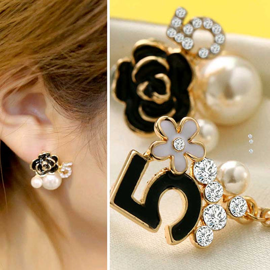 Flower Pearl Earrings