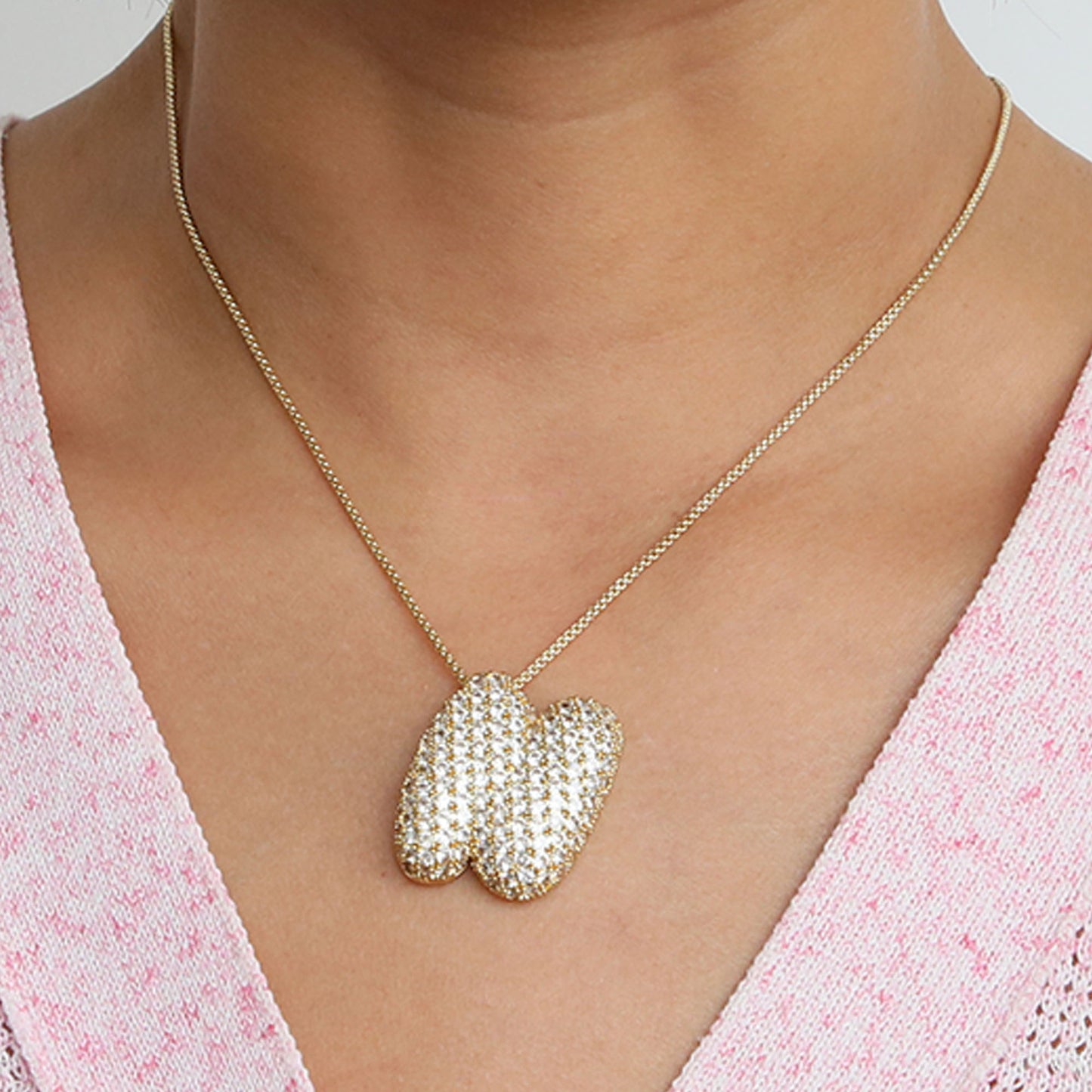 Bubble Initial Necklace