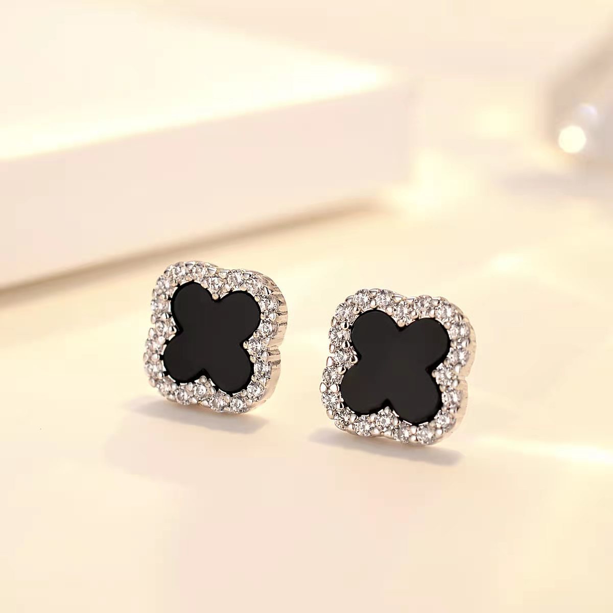 Clover Earrings and Necklace