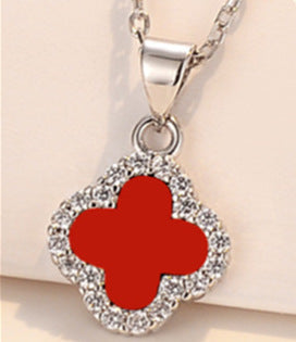 Clover Earrings and Necklace