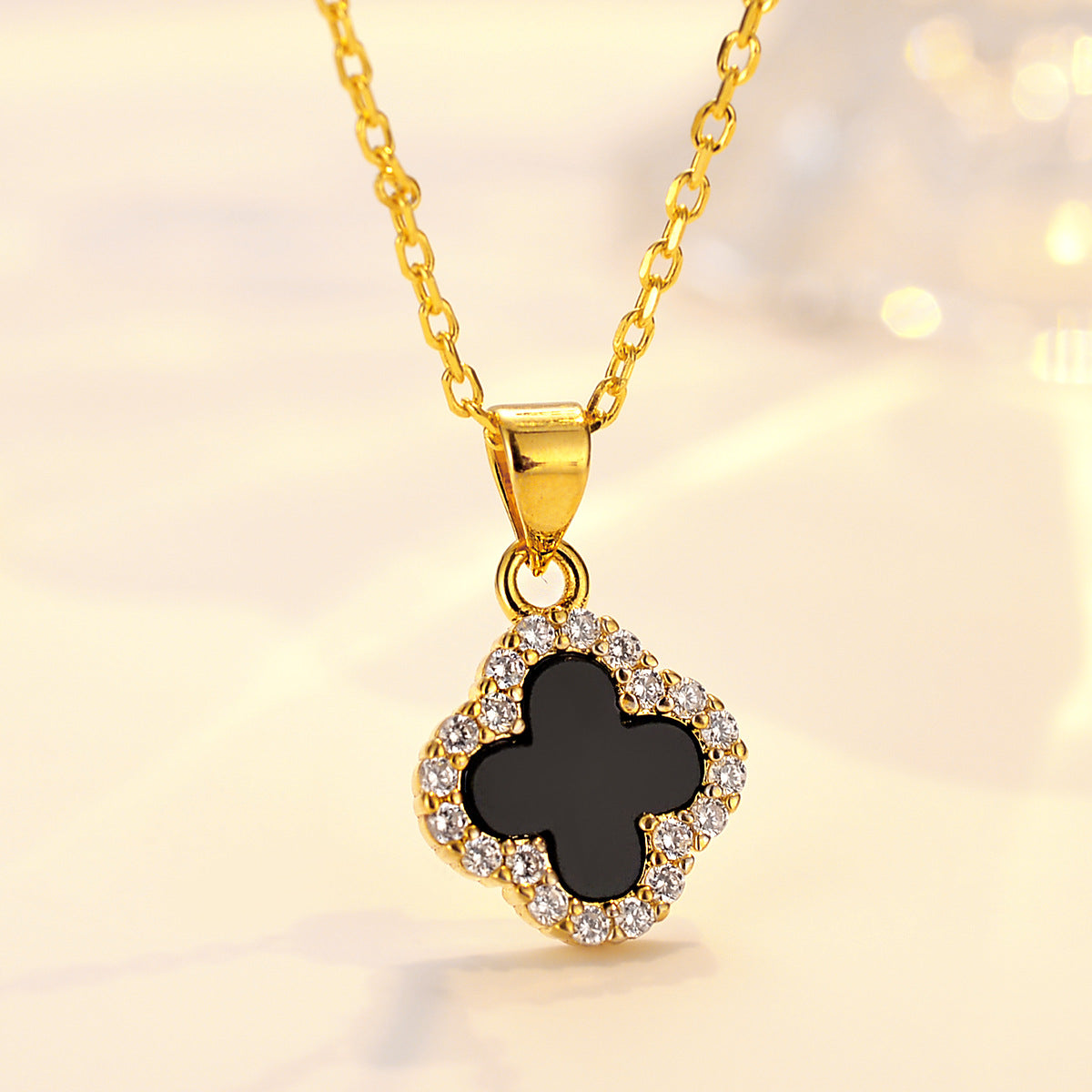 Clover Earrings and Necklace