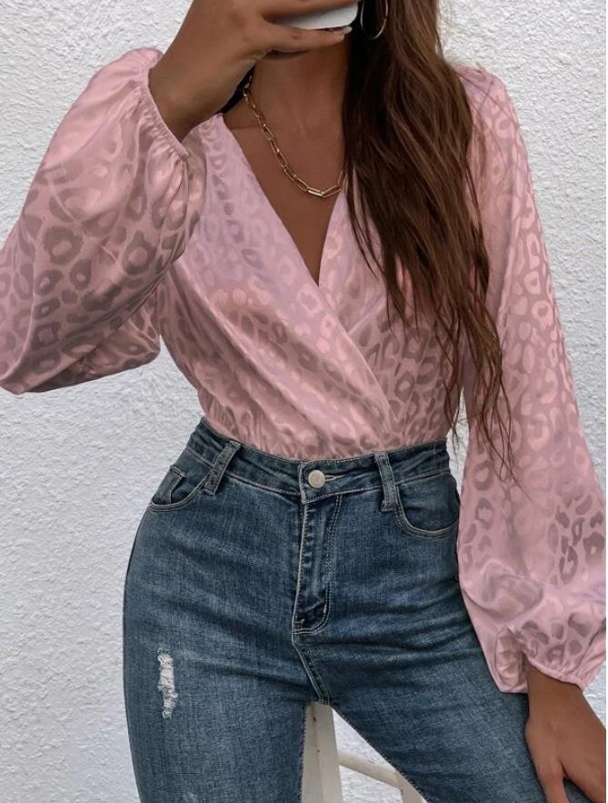 Leopard Print Bodysuit