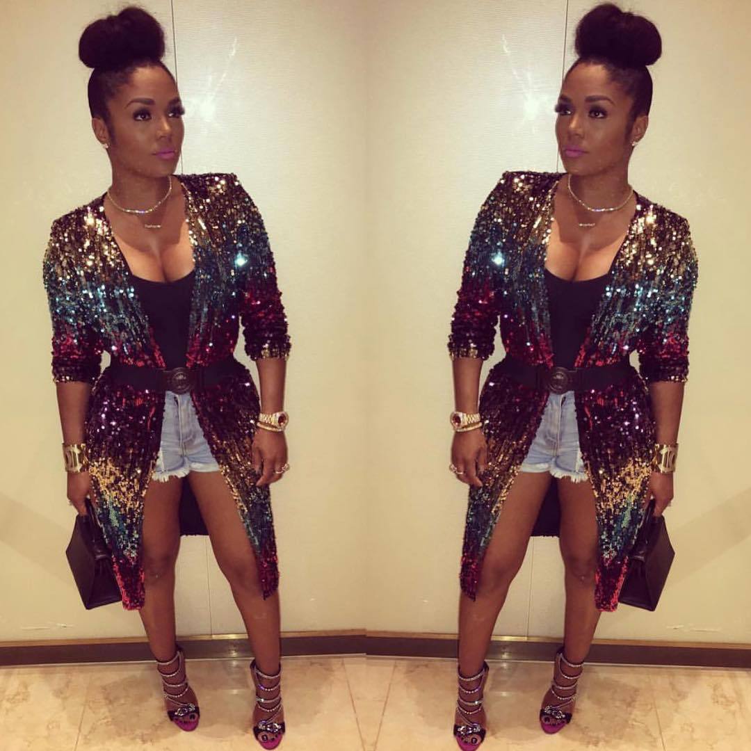 Sequined Cardigan Jacket