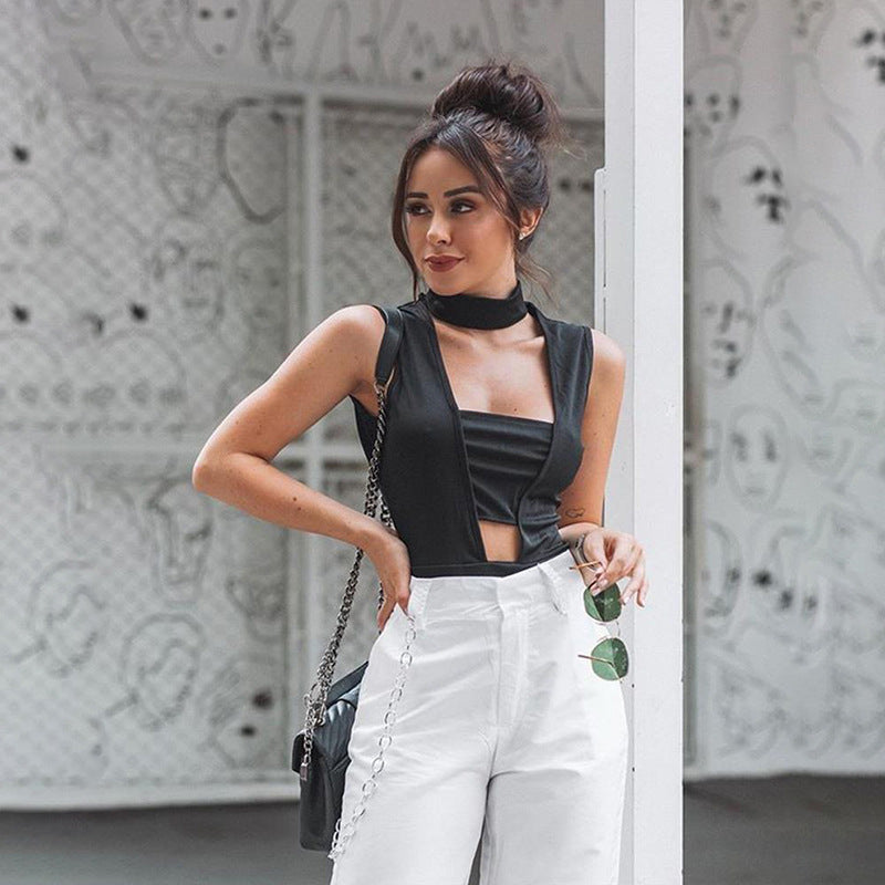 Low Cut Crop Top