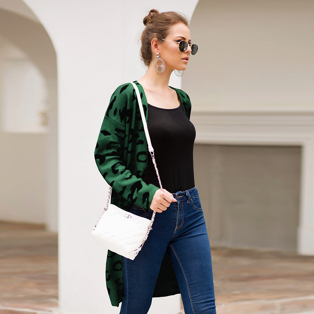 Leopard Cardigan Sweater