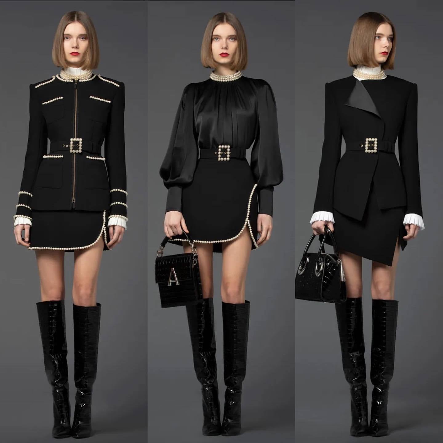 Croc Stiletto Knee Boots