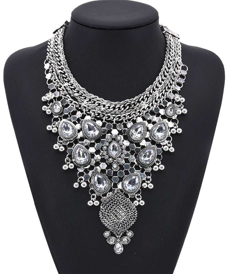 Diamond Statement Necklace
