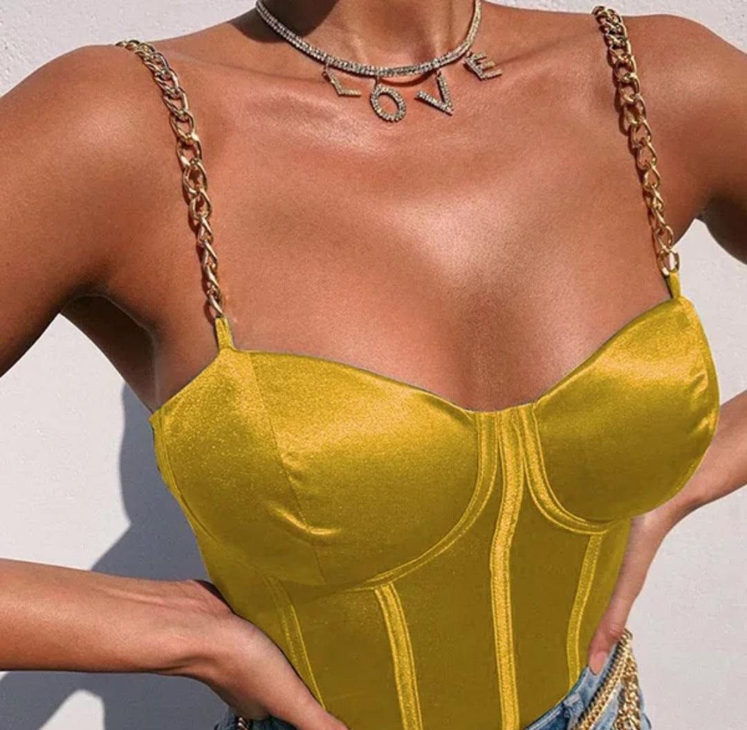 Satin Chain Camisole Top