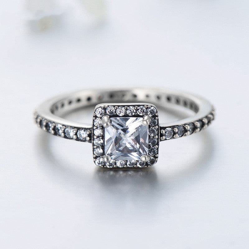 Sterling Silver Cubic Zirconium Fashion Ring