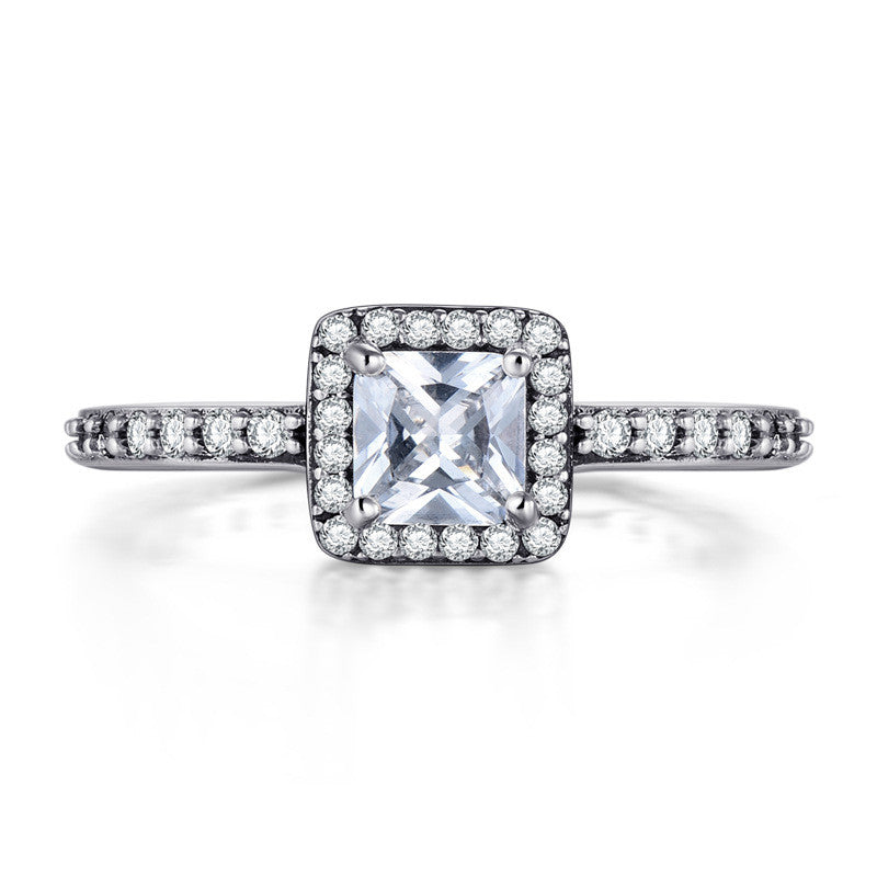 Sterling Silver Cubic Zirconium Fashion Ring