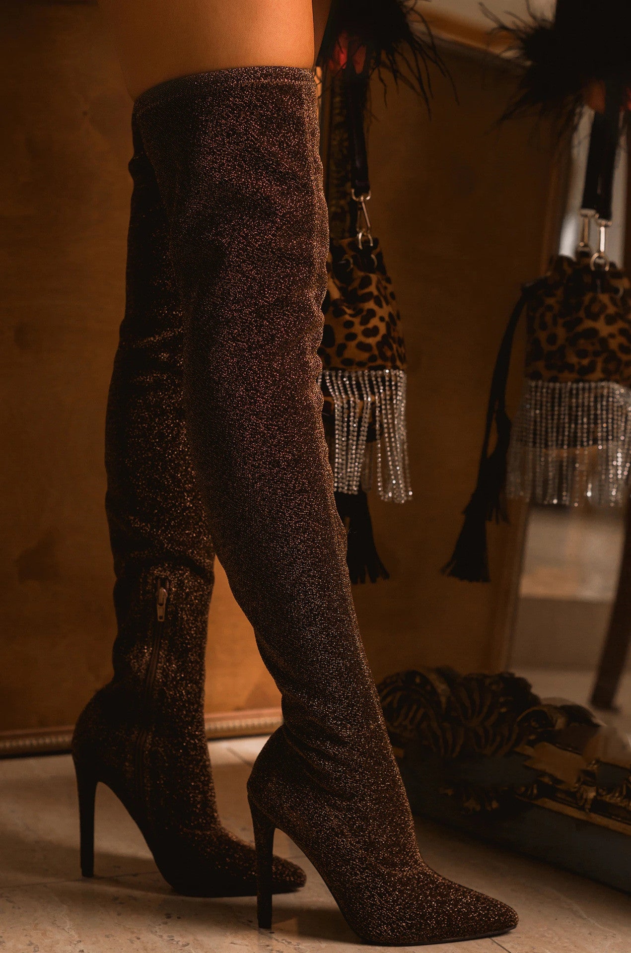 OTK Animal Print Boots