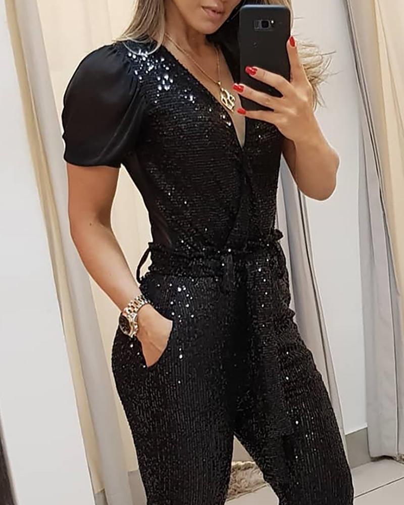 Sequined Jumpsuit