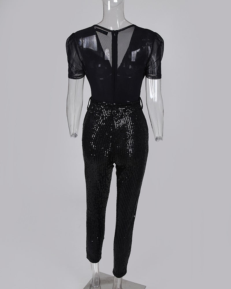Sequined Jumpsuit