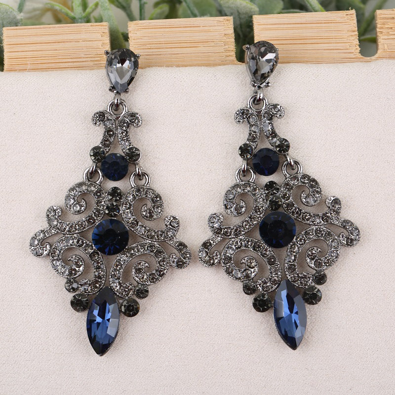 Rhinestone Chandelier Earrings