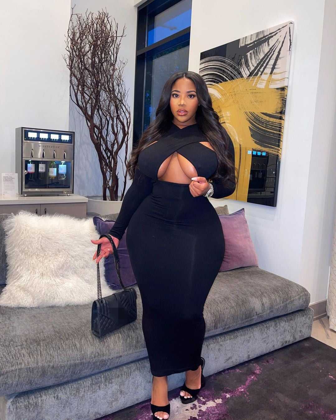 Cutout Bodycon Dress