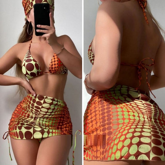 Polka Dot Swimsuit Set