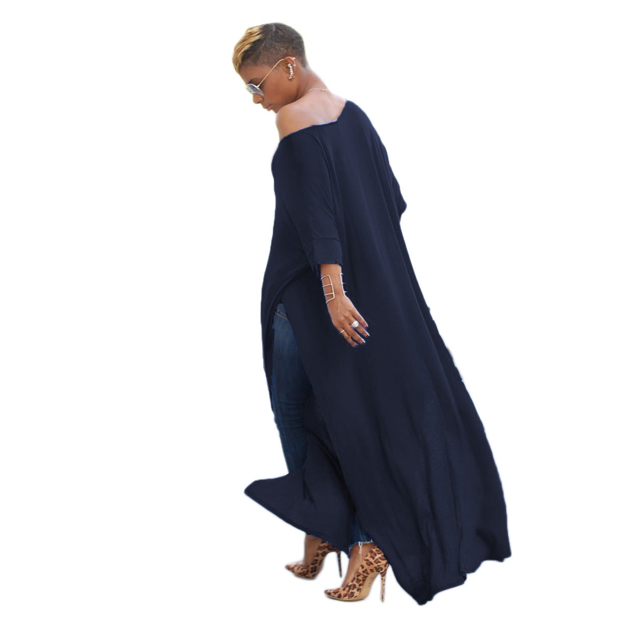 One Shoulder X-Long Maxi Top