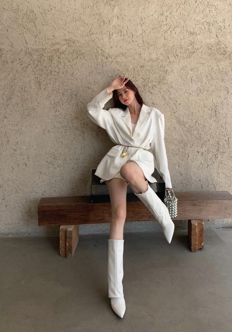 Cuffed Leather Boots