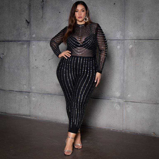 Rhinestone Jumpsuit