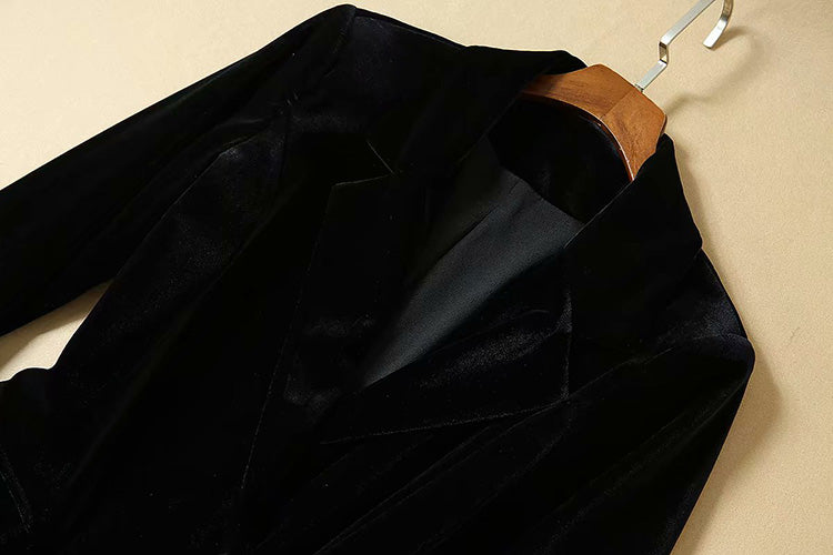 Velvet Two Piece Suit