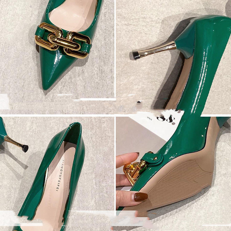 Pointed French High Heels Stiletto