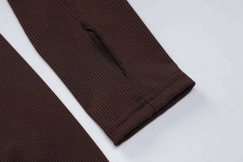 Long Sleeve Ribbed Dress