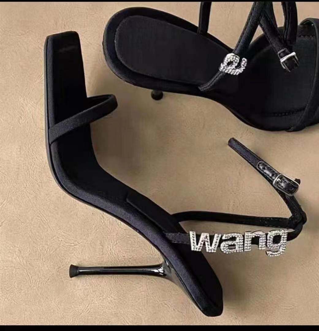 Rhinestone Letter Heels