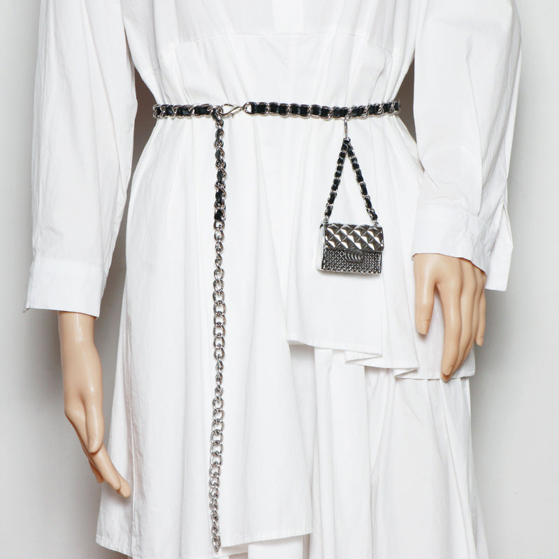 Chain Belt with Mini Bag