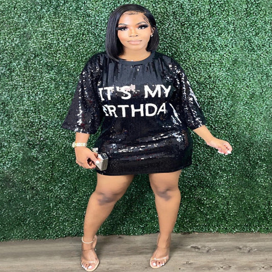 Birthday Sequined Dress