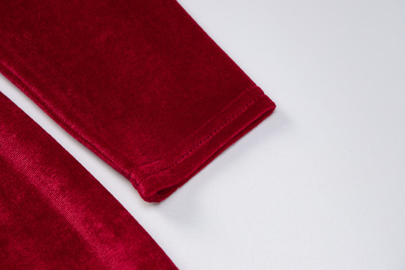 One Shoulder Long Sleeve Dress