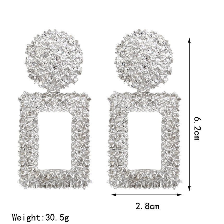 Square Drop Earrings