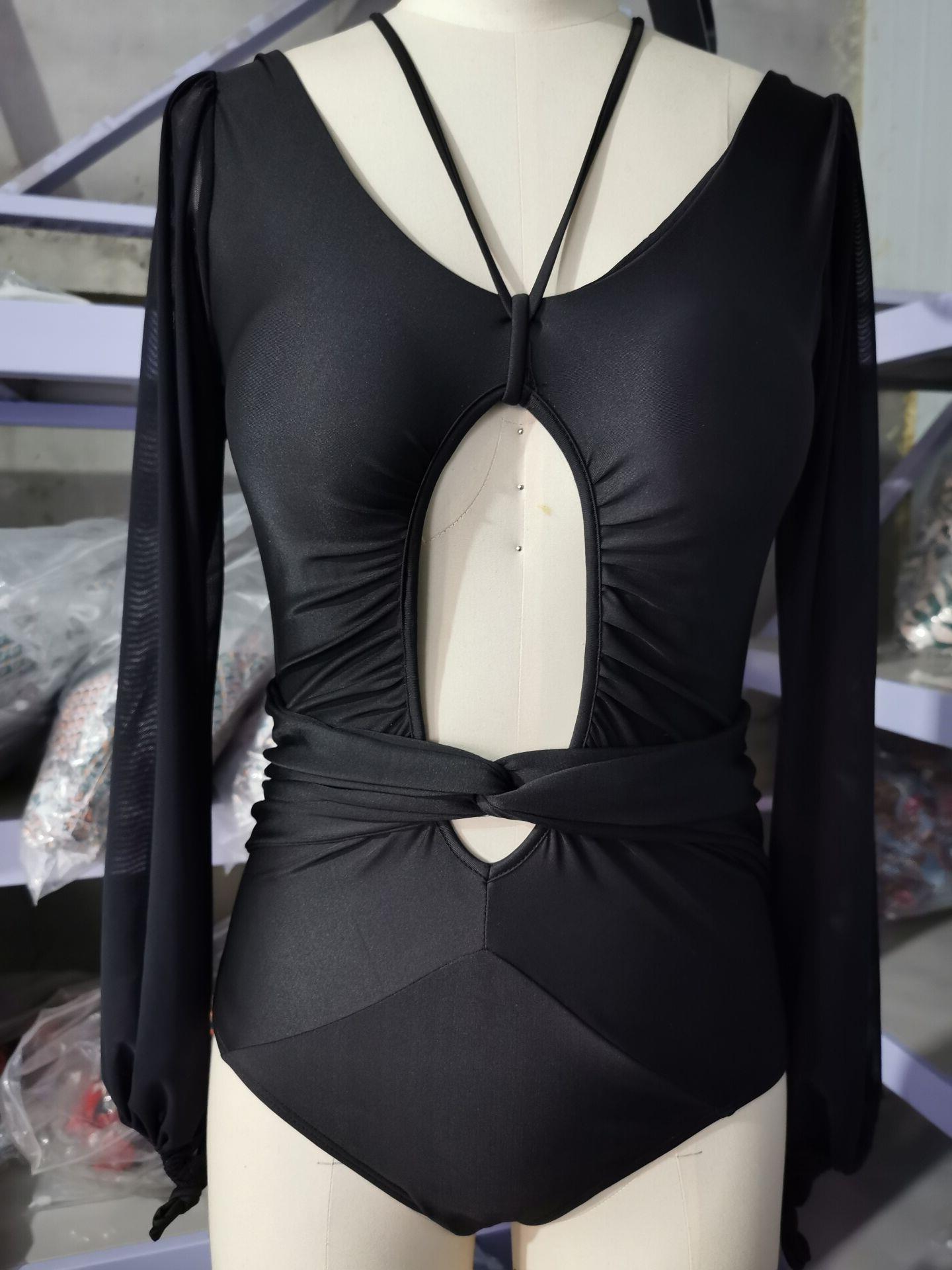 One Piece Long Sleeve Swimsuit